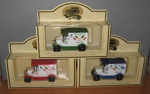 Lledo Days Gone DG6 Model T Ford Van World Cup Italy 1990 Trio LP6253 6254 6255 - Picture 1 of 1
