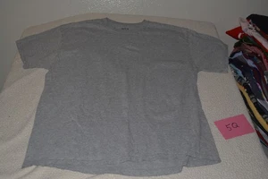 Camisa XL Gris Lisa Cuello Redondo Fruit Of The Loom - Imagen 1 de 1