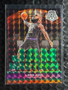 2023-24 Panini Mosaic - Jam Masters LeBron James #14 Green Mosaic Prizm Lakers - Picture 1 of 2