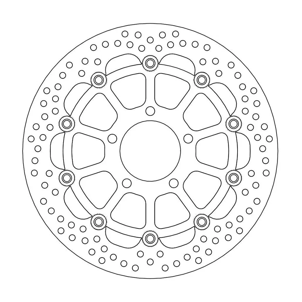Disque de frein flottant série Halo MOTO-MASTER 290 mm 112134 - Photo 1/1