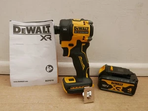 DeWalt DCF870 18v brushless hydraulic impact driver bare unit + DCB182 4 ah - Picture 1 of 5