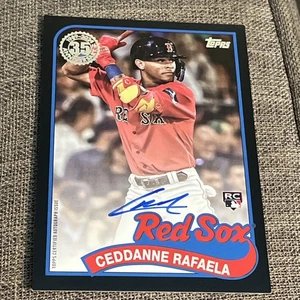 2024 Topps Serie 2 Ceddanne Rafaela Negro Automático/199 - Imagen 1 de 3