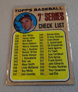 1968 Topps #518b 7a serie lista di controllo 534-598 - Foto 1 di 2