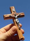 Olive Wood Crucifix Hanging Wall Cross from Holy Land - Bethlehem, Jerusalem 5"