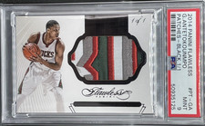 2014 Panini Flawless #PT-GA Giannis Antetokounmpo Patch PSA 9 |  Black  1 of 1