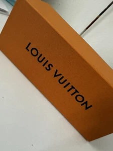 100% AUTHENTIC LOUIS VUITTON LV SMALL PRESENTATION 10x4x4 ORANGE GIFT BOX - Picture 1 of 4