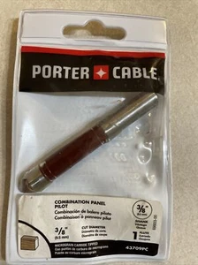 Cable Porter 43709PC - 3/8" panel de combinación piloto broca enrutador de flauta única NUEVO - Imagen 1 de 3