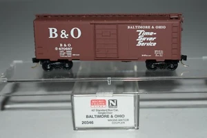 N Scale MTL 20346 Baltimore & Ohio 40' Single Door Boxcar 470687 C21861 - Picture 1 of 2