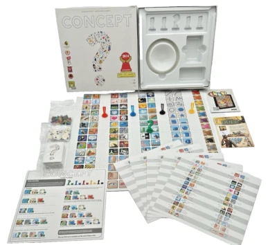 Concept Board Game Unpunched Sealed parts Complete Repos Production - Image 1 of 4