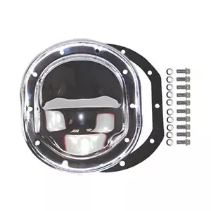 10-Bolt Chrome Steel Differential Cover w/ Gasket & Hardware for Ford 7.5" - Picture 1 of 1