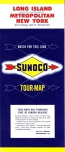 1959 Sunoco Road Map: Long Island Metropolitan New York NOS - Picture 1 of 1