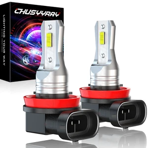 H11 H8 LED Headlight Bulbs Kit Hi Lo Beam For Chevy Equinox 1.5L 2.0L 2005-2020 - Foto 1 di 10
