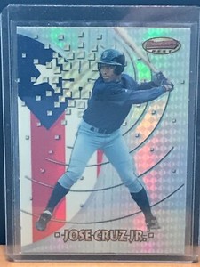 1997 Bowmans Best International Jose Cruz Jr RC Refractor BB1 19