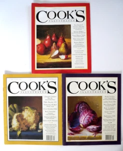Cook's Illustrated Magazine Lot of 3 Root Vegetables N.E. Apples Italian Cheeses - Picture 1 of 10