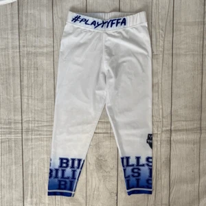 Buffalo Bills youth S boys pullon flag football compression tights blue & white - Picture 1 of 5
