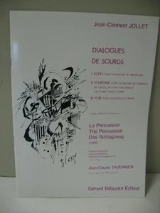 Jean-Clement Jollet Dialogues De Sourds Percussion Xylophon Vibraphon Klavier - Bild 1 von 5