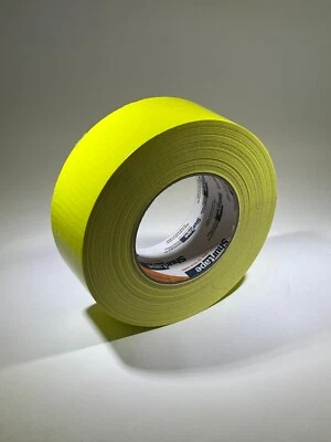 Флуоресцентная желтая клейкая лента промышленного класса Shurtape PC-619 2 дюйма x 60 ярдов  - Изображение 1 из 4
