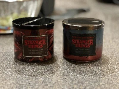 Bath & Body Works 2x14.5oz 3 wick candles Stranger Things Upside Down/Demogorgon - Image 1 of 4