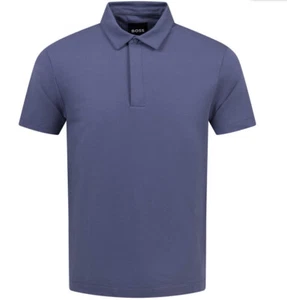 Hugo Boss Herren Poloshirt P-Press 22 Boss Polyester Baumwolle Polo in Blau - Bild 1 von 8