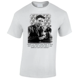 George Orwell T-Shirt Zitat Politisch Antidiktatoren Kommunismus - Bild 1 von 8