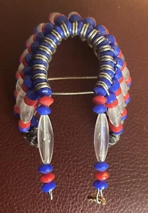 Indian Head Piece Neckerchief Slide  Vintage/Handmade   - Picture 1 of 6