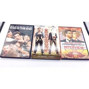 Seth Rogan DVD Lot 3 Movies This Is The End Neighbors The Interview James Franco - Picture 1 of 12