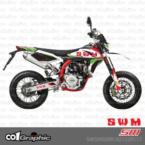 GRAPHICS DECALS STICKERS KIT FOR SWM SM500R RS500R RS300R 2018-2024 - Picture 1 of 1