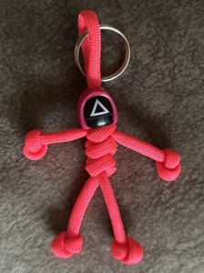 Guard Enforcer Triangle PARACORD BUDDY keyring Keychain - HAND MADE IN UK - Bild 1 von 6