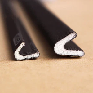 V-Type Cabinet Window PU Foam Seal StripDoor Gasket Weatherseal Draught Excluder - Foto 1 di 6