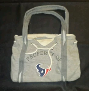Houston Texans Purse Hoodie Handbag NFL Ladies Embroidered Logo Used - Picture 1 of 4