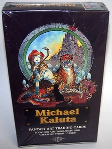 Michael Kaluta Fantasy Art Trading Cards Autographed Metallic 1994 FPG Sealed  - Picture 1 of 6