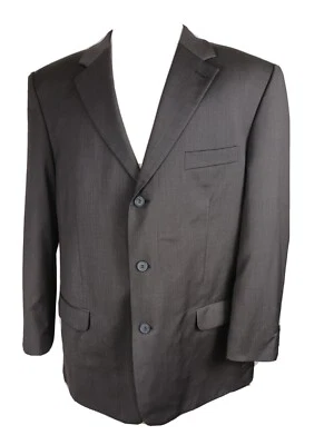 Giorgio Casani мужской размер 46R серый 100% шерсти супер 100"s спортивное пальто B62 - Изображение 1 из 4