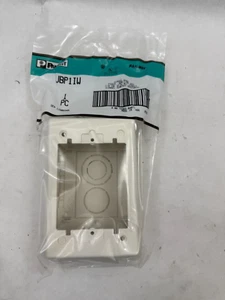 Panduit JBP1IW NIB Single Gang Junction Box White See Pics #A98 - Picture 1 of 1