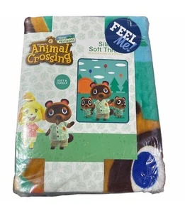 Animal Crossing Silky Soft Throw Blanket, 40x50inNew - Picture 1 of 1
