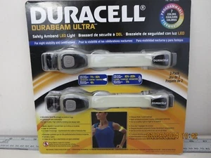 New Duracell Durabeam Ultra Arm Band LED x2 Flashers, 7 Colors, Factory Sealed - Picture 1 of 2