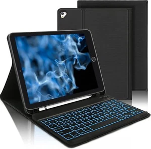 For Apple iPad 10.2" 7th 8th 9th Generation Case Smart Cover w/ Backlit Keyboard - Picture 1 of 37