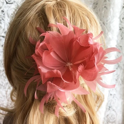 79 colours Goose Feather Flowers  for Women's Millinery Hat Fascinator  - Image 1 of 4