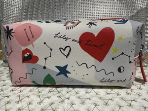Bolsa de maquillaje Elemis Lily y Lionel. Cremallera roja. Nuevo - Imagen 1 de 1
