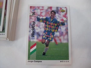 1993 Upper Deck World Cup Preview (English/Spanish) #39 Jorge Campos RC - Mexico - Picture 1 of 2