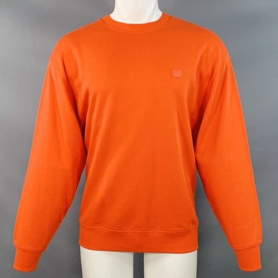 Sudadera Oversized De Algodón Naranja ACNE STUDIOS Talla S - Imagen 1 de 4