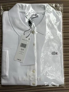 Lacoste Women's Long Sleeve Collared Shirt Size 40/8 slim fit 5 button - Picture 1 of 6
