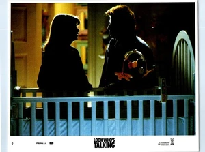 Kirstie Alley John Travolta LOOK WHO'S TALKING 1989 Movie Press Photograph 8x10" - Picture 1 of 2