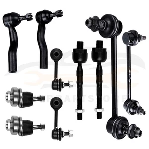 10x Fit For 2006-2009 Ford Fusion Front Rear Sway Bar Tie Rod End Ball Joint Kit - Picture 1 of 12