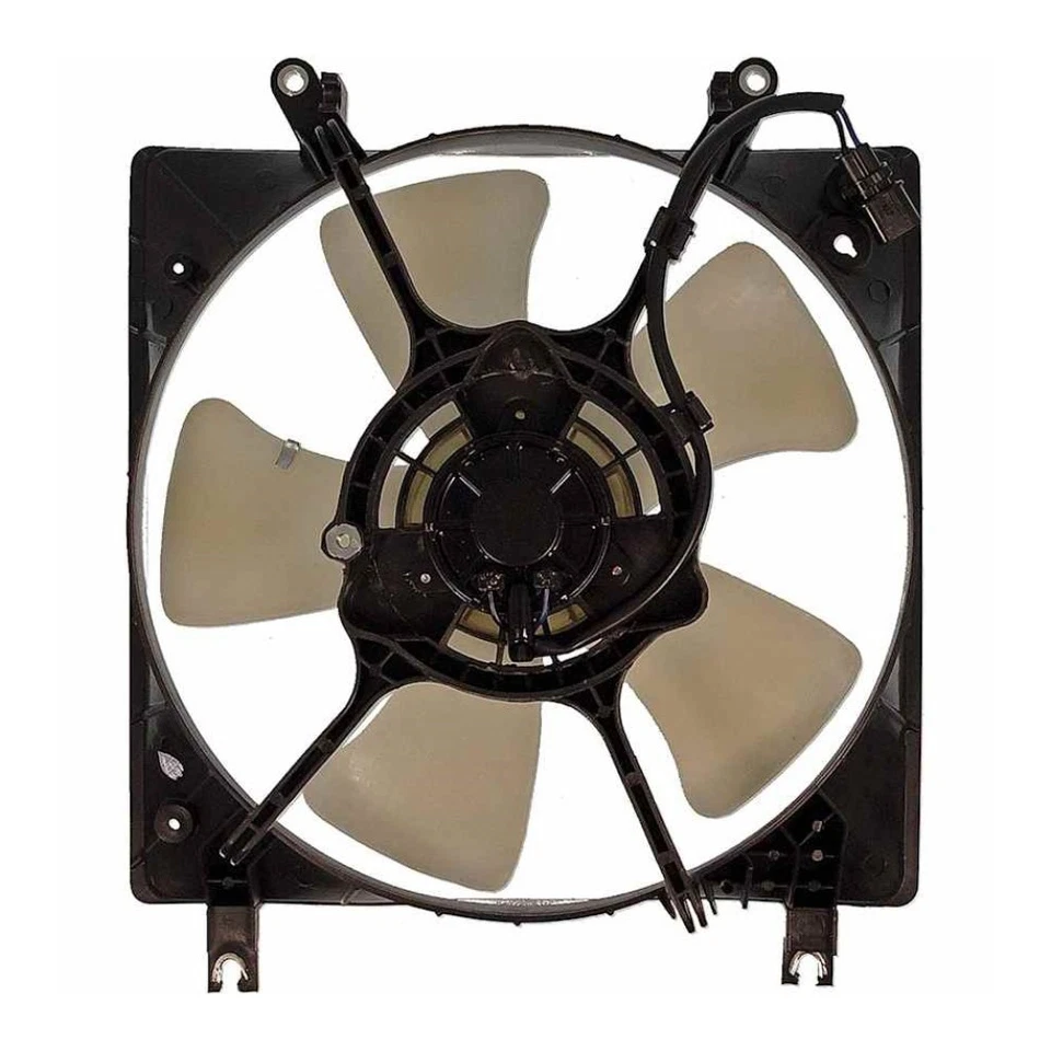 Ventilador de radiador para Mitsubishi Eclipse 1995-1999 | Plástico | Motor escovado | Preto - Imagem 1 de 4