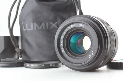 [Almost MINT] Panasonic LEICA DG SUMMILUX 25mm F/1.4 ASPH H-X025 From JAPAN - Image 1 of 4