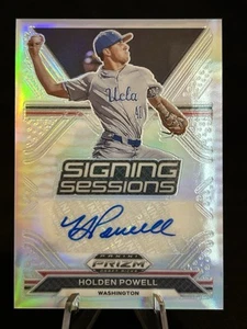 HOLDEN POWELL 2021 PANINI PRIZM DRAFT SIGNING SESSIONS SILVER AUTO #SS-HP - Picture 1 of 2