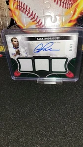 2025 Topps Tier One - ALEX RODRIGUEZ 12/15 Green Patch & Auto ANGELS - Picture 1 of 2
