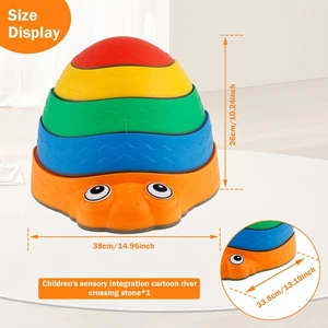 5Pcs Plastic Kid Stepping Stone Cultivate Concentration Balance Sensory stUEY - Picture 1 of 11