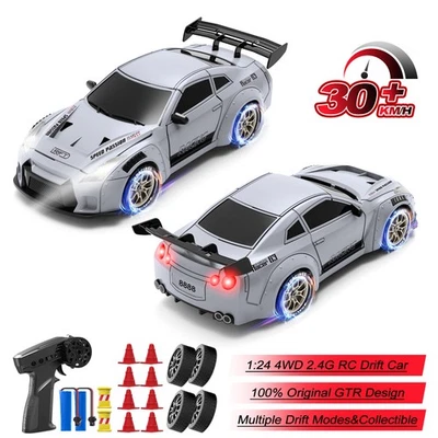 Mini RC Drift Car 4WD Remote Control Racing Car Toy High Speed Model Xmas Gifts - image 1 of 4