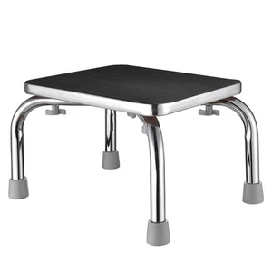 Plataforma de goma antideslizante portátil reposapiés médico escalera límite 300 lb - Imagen 1 de 9